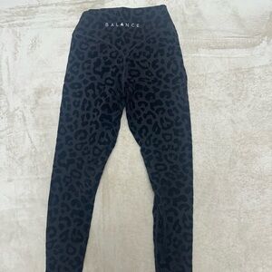 Balance Athletica Black Leopard Print Apparel